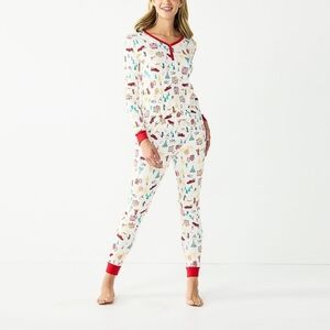 Lauren Conrad Jammies for your families Pajama set cotton holiday loungewear